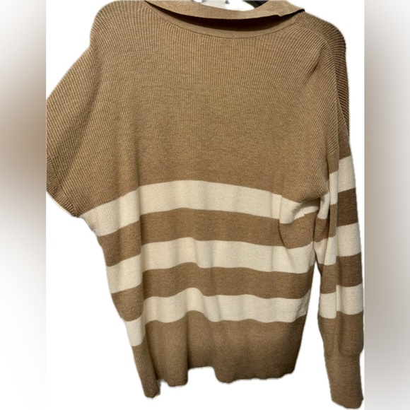 Madison+Hudson Striped V-Neck Sweater - Picture 5 of 5